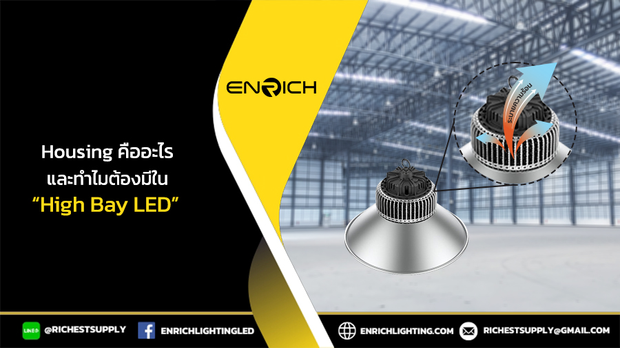 Housing คือ....ทำไมต้องมีในโคมไฮเบย์ LED
